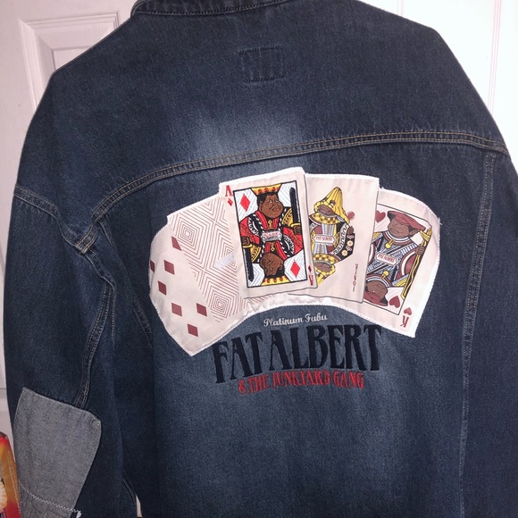 PLATINUM FUBU - FAT ALBERT DENIM JACKET *RARE* - Picture 1 of 6